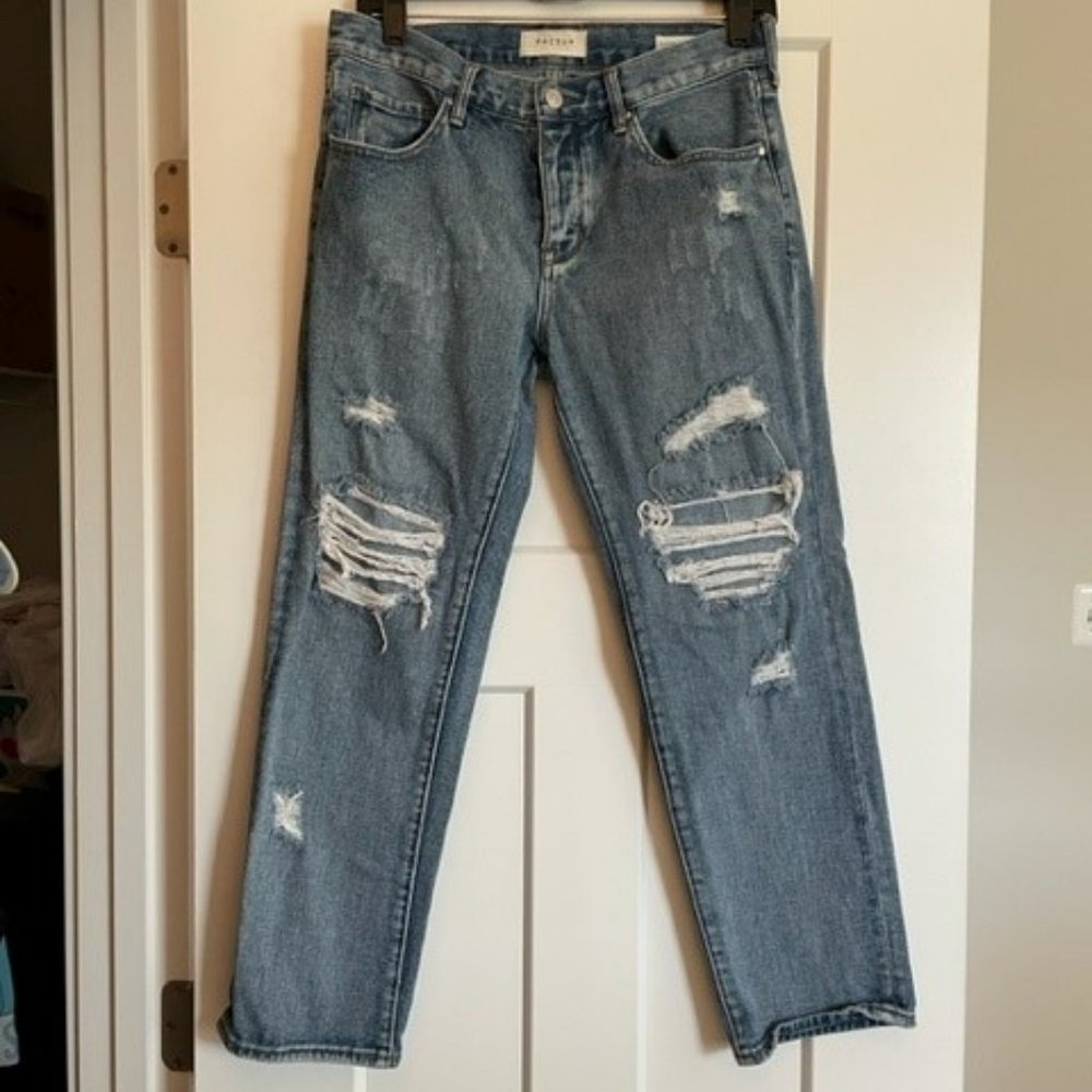 PACSUN Distressed Boyfriend Jean Straight Leg